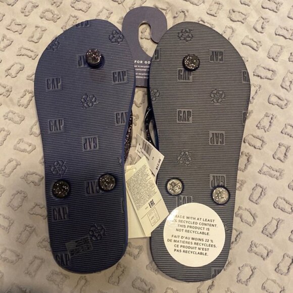 ️ Gap Kids Sparkle Flip Flops - Picture 3 of 3